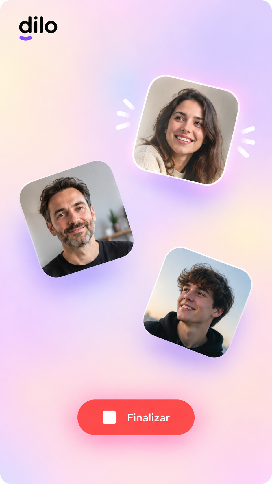 Ejemplo de una conversación de dilo Juntos